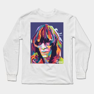 Abstract Joey Ramone in WPAP Long Sleeve T-Shirt